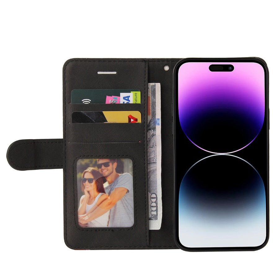 Premium TPU iPhone 15 case in purple colour