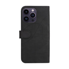 Blue iPhone 15 case with kickstand feature