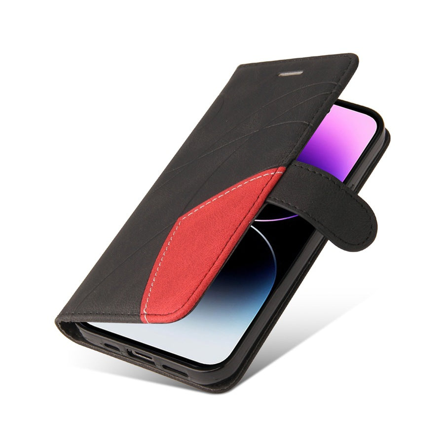 Under view of black TPU case with kickstand