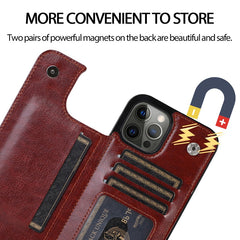 Premium TPU Wallet Case for iPhone 15 in black