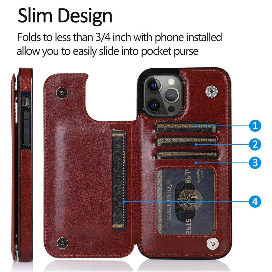 Multiple iPhone wallet case colours available