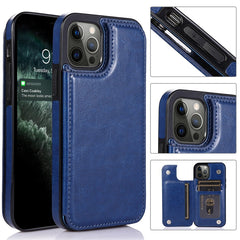 Rose Gold iPhone 15 Wallet Case on display