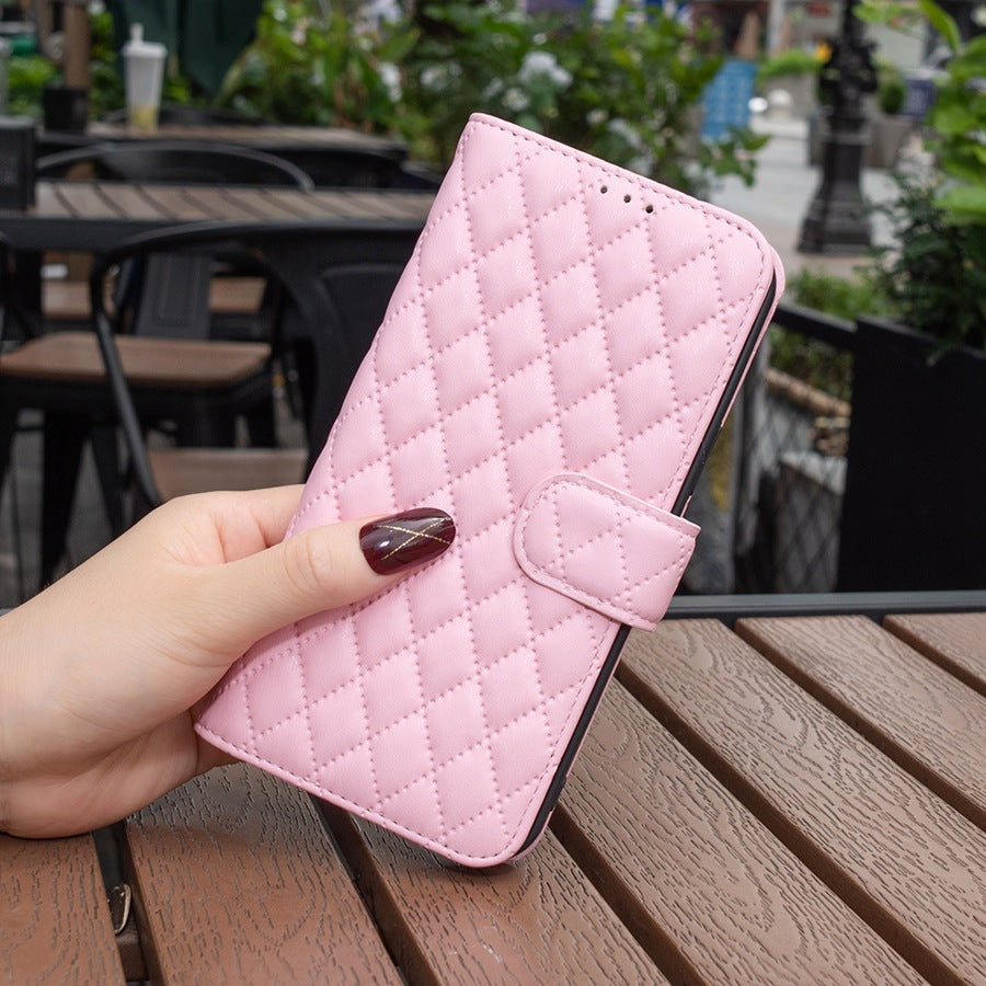 grey stylish wallet case for iPhone