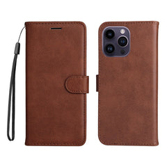 Image of brown wallet cover for iPhone 13