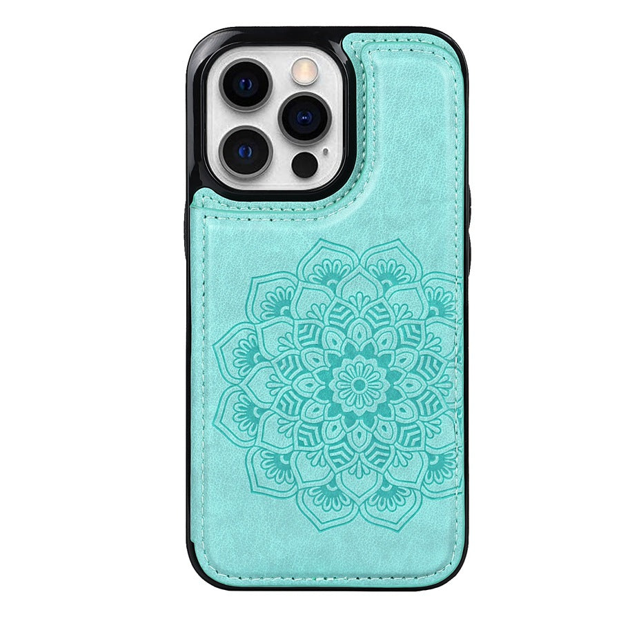 Stylish Magnetic Wallet Case Side View
