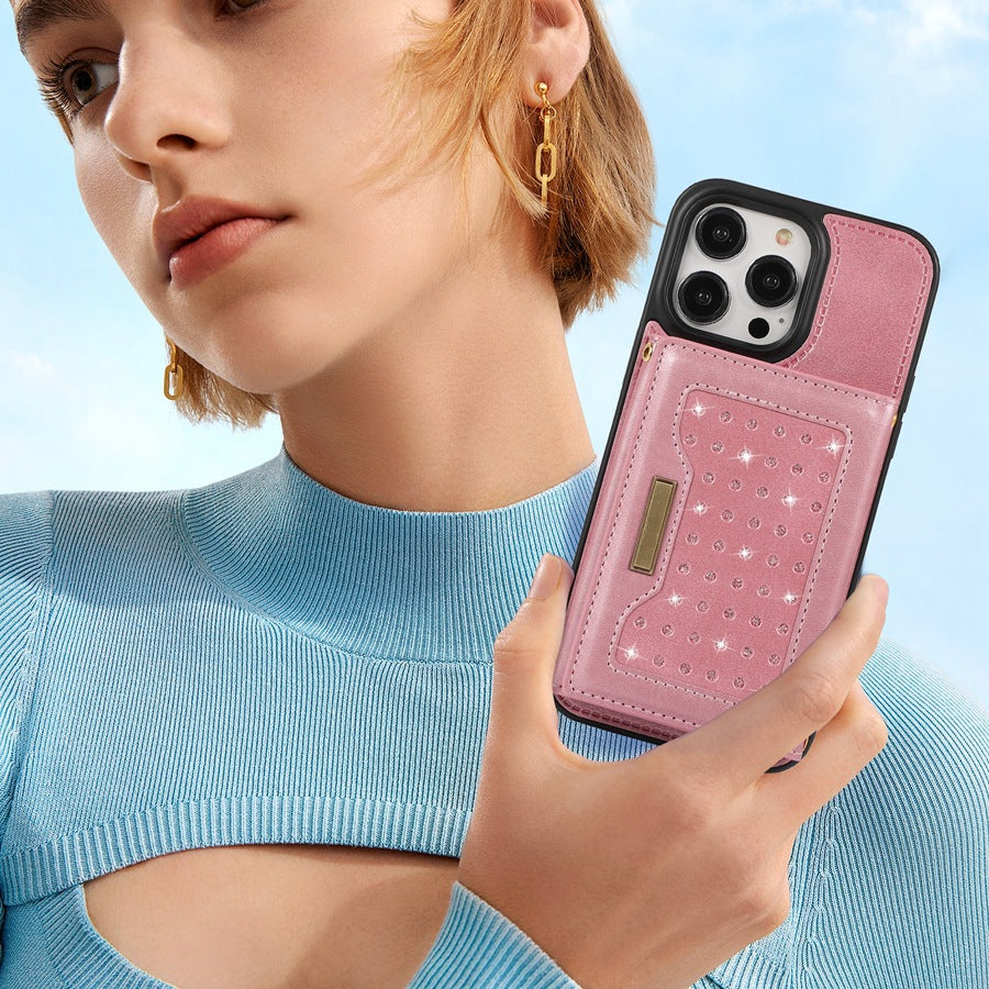 Purple iPhone case protection overview