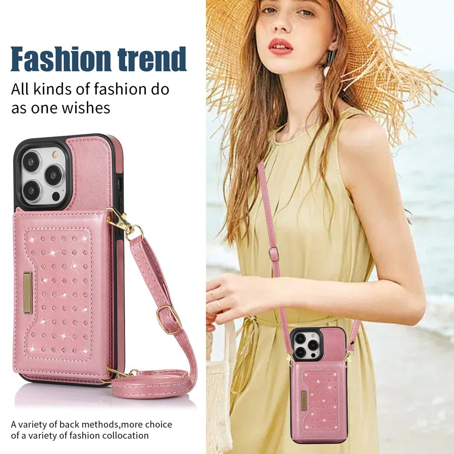 Purple case showcasing shockproof design