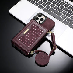Black Slim Magnetic Wallet Case for iPhone