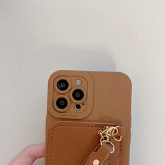 Close up of the stylish iPhone case material