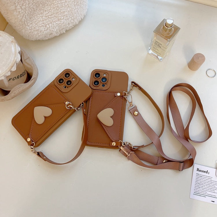 Hands-free functionality of iPhone wallet case