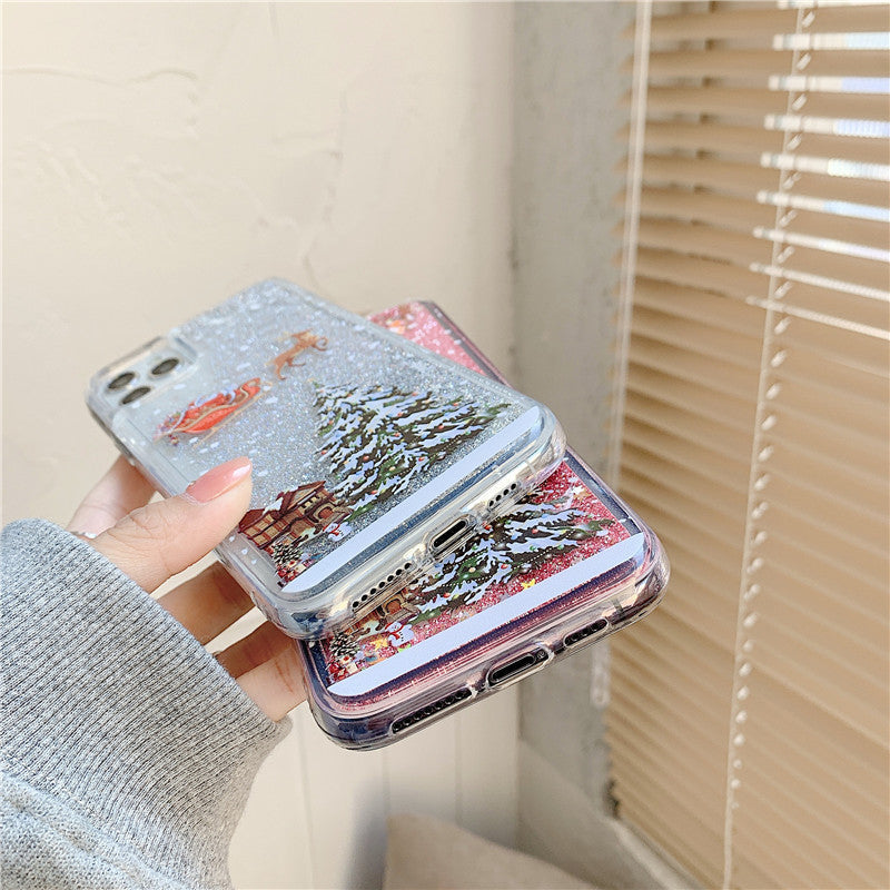 Colorful variant of Glitter Liquid Case for iPhone