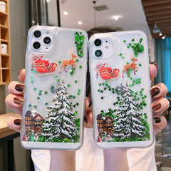 Glitter Liquid Case for iPhone showing liquid motion