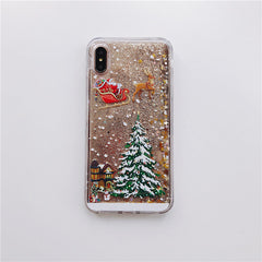 Glitter Liquid Case for iPhone showing liquid motion