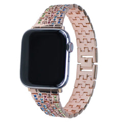 Lightweight diamond-studded Apple Watch band