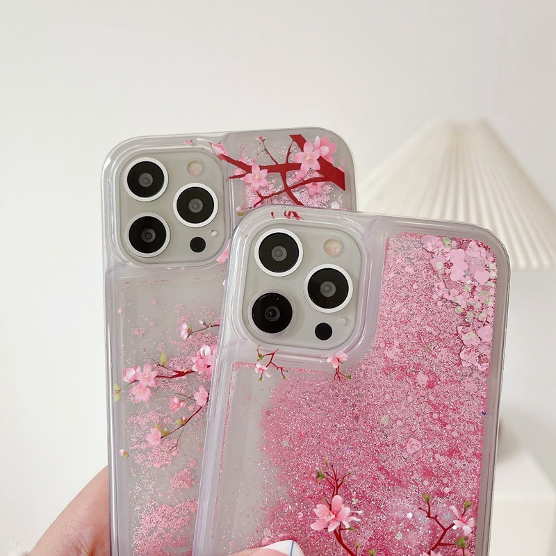 showing shockproof features of the phone case