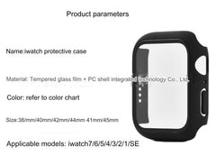 Blue Apple Watch case highlighting colour