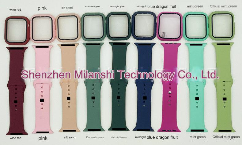 Green Apple Watch case for nature lovers