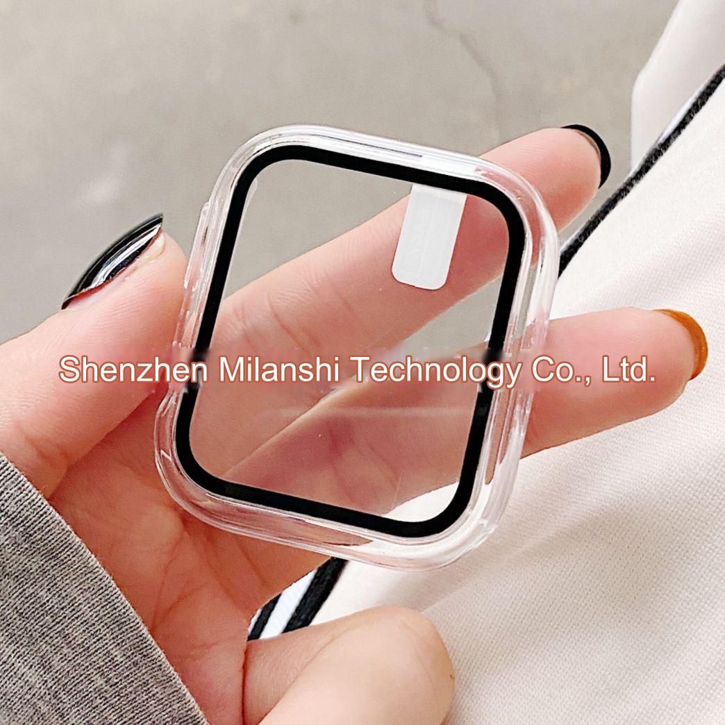 Premium tempered glass Apple Watch case