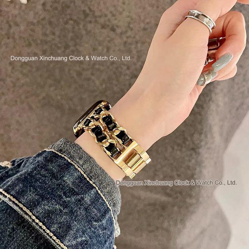 Comfortable metal watch band design for Apple Watch