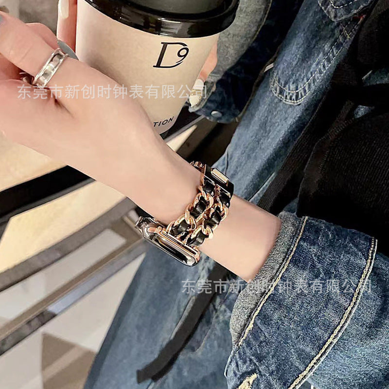 Watch band displaying in-store setting
