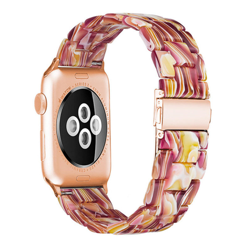 Apple Watch band with butterfly buckle