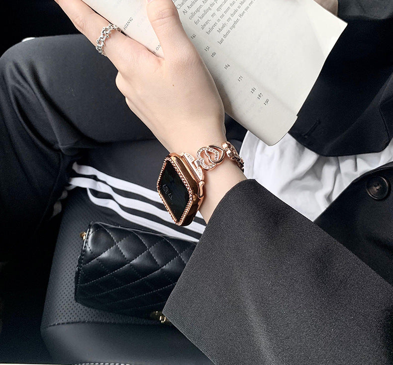 Comfortable adjustable watch band displayed