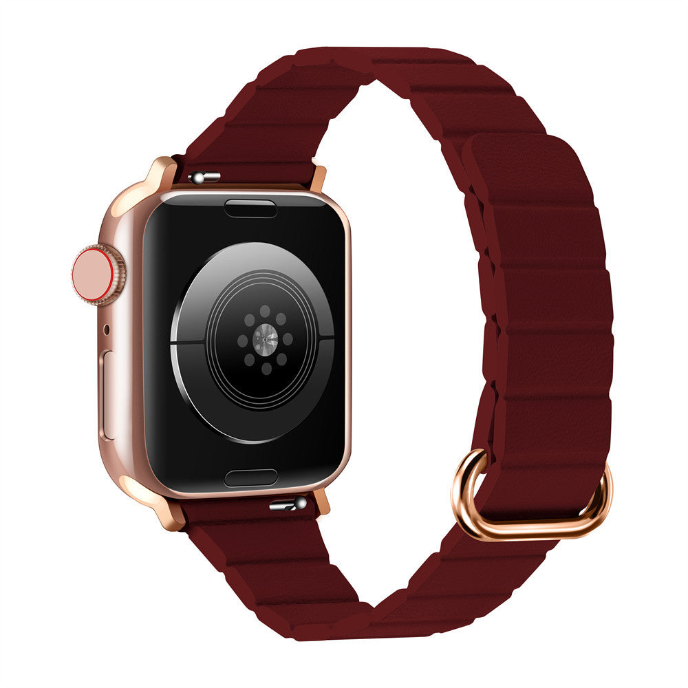 Elegant Apple Watch wristband against a white background