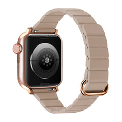 Close-up of magnetic buckle on wristband