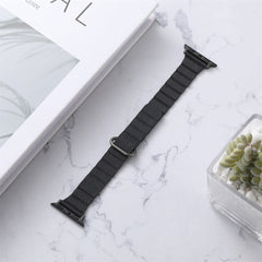 Wine Red magnetic clasp wristband for Apple Watch