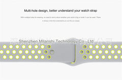 Image of dual colour silicone sport band for Apple Watch 2