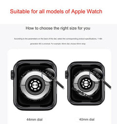 Black Metal Diamond Apple Watch Band stylish look