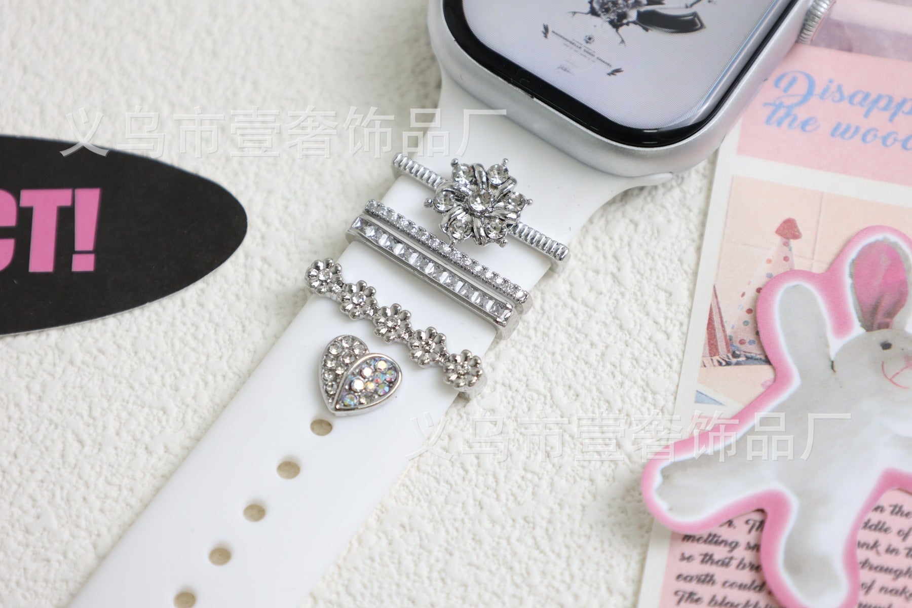 Close-up of iWatch Band with Decorative Buckle