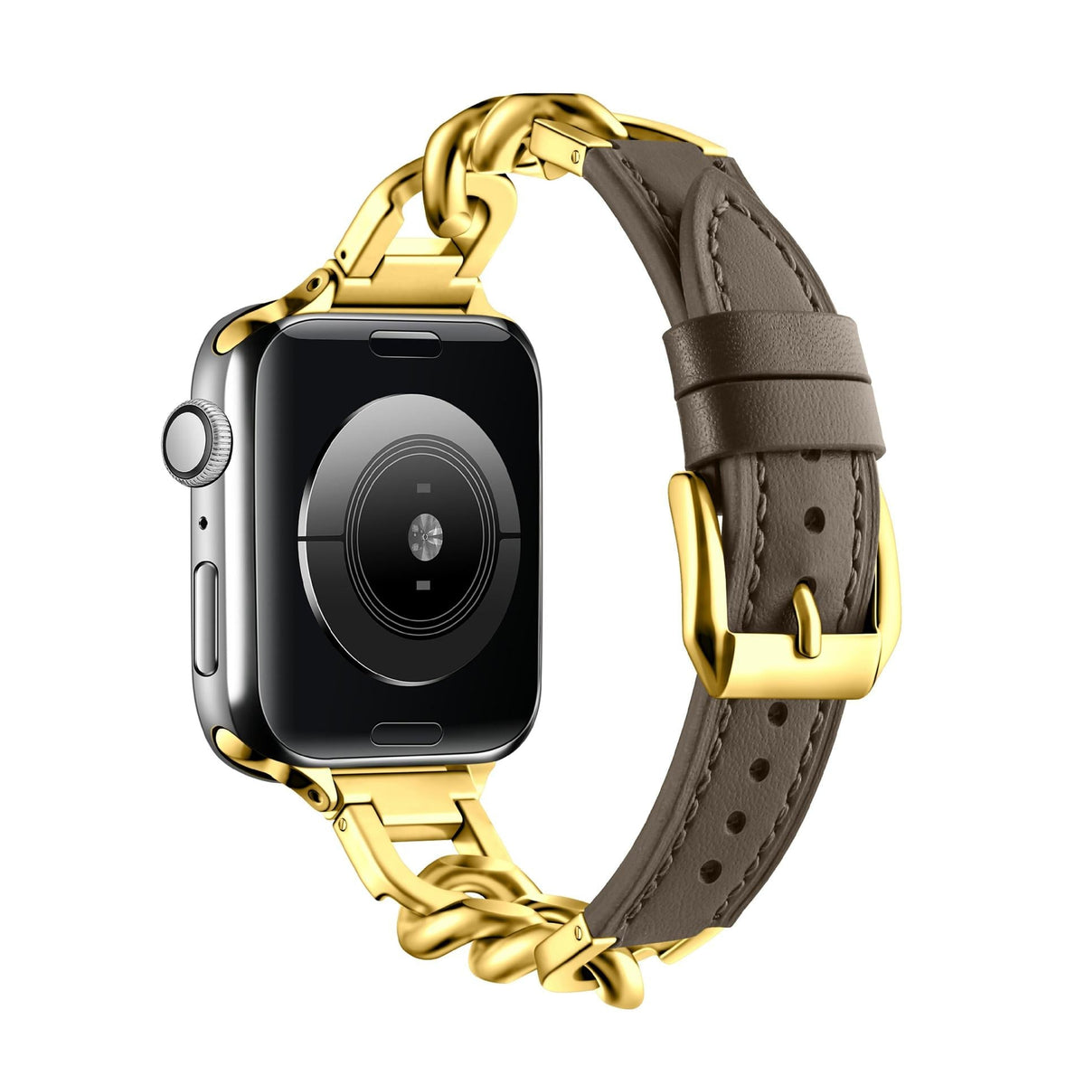 Elegant chain link watch band close-up image 3