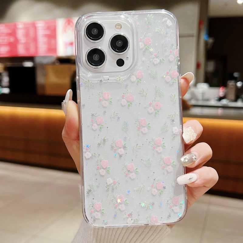Elegant floral iPhone case in vibrant colours