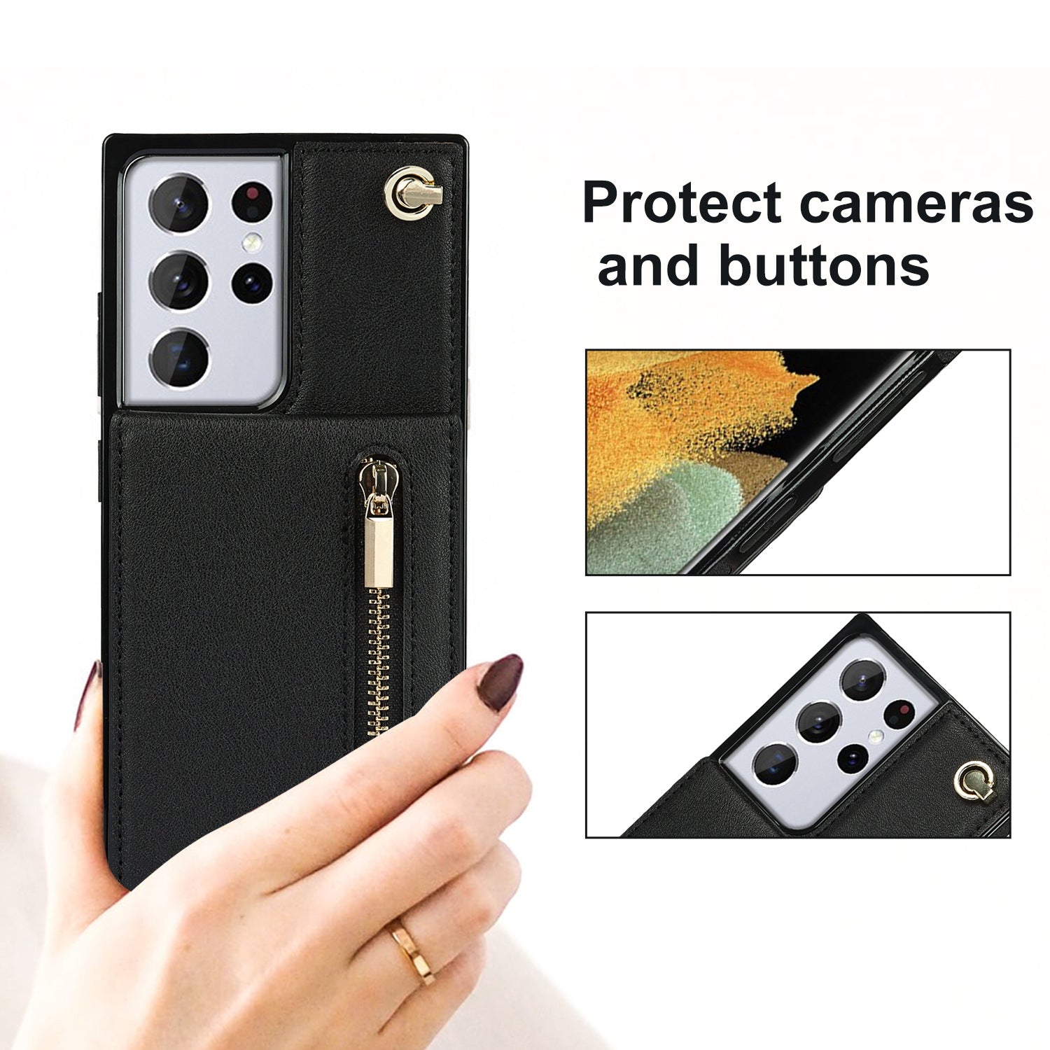 Adjustable Strap on Wallet Case for Convenience