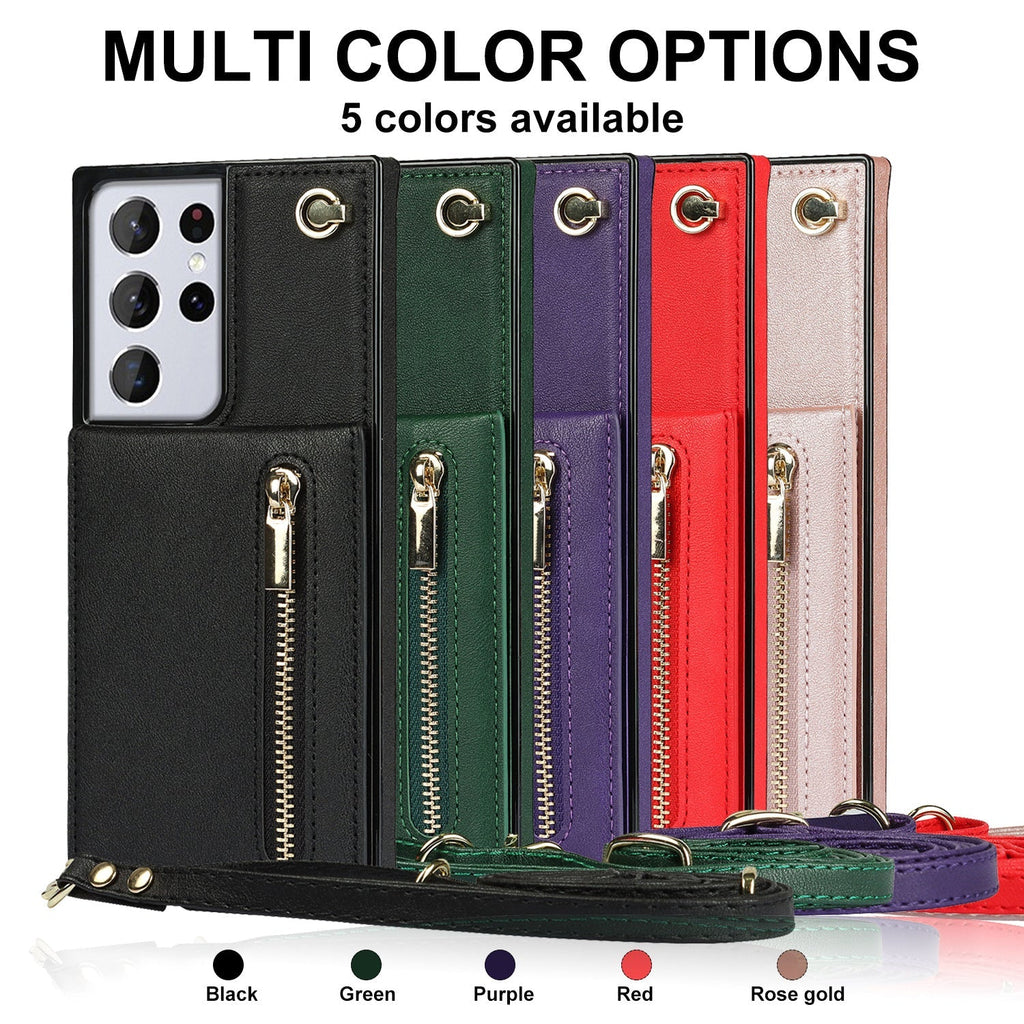 Adjustable Strap on Wallet Case for Convenience