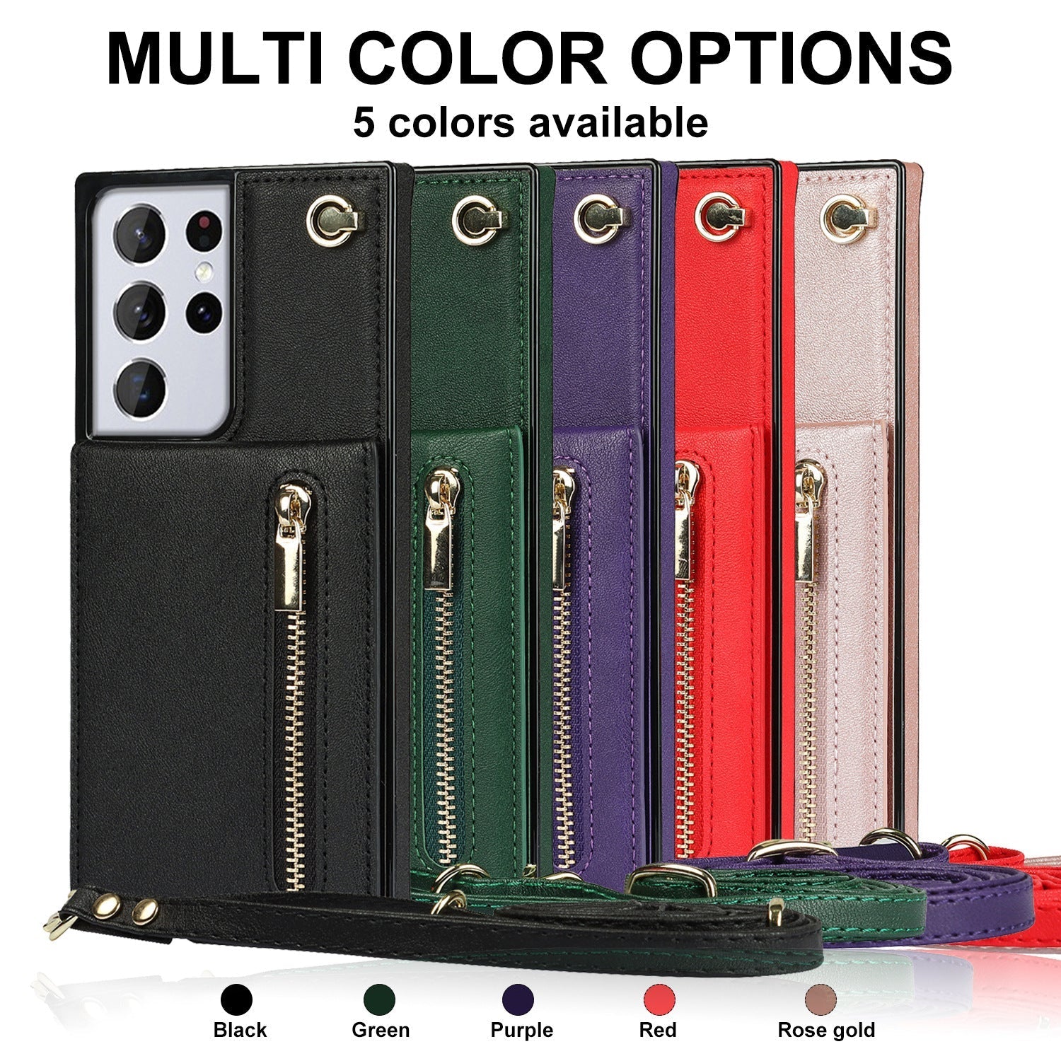 Adjustable Strap on Wallet Case for Convenience