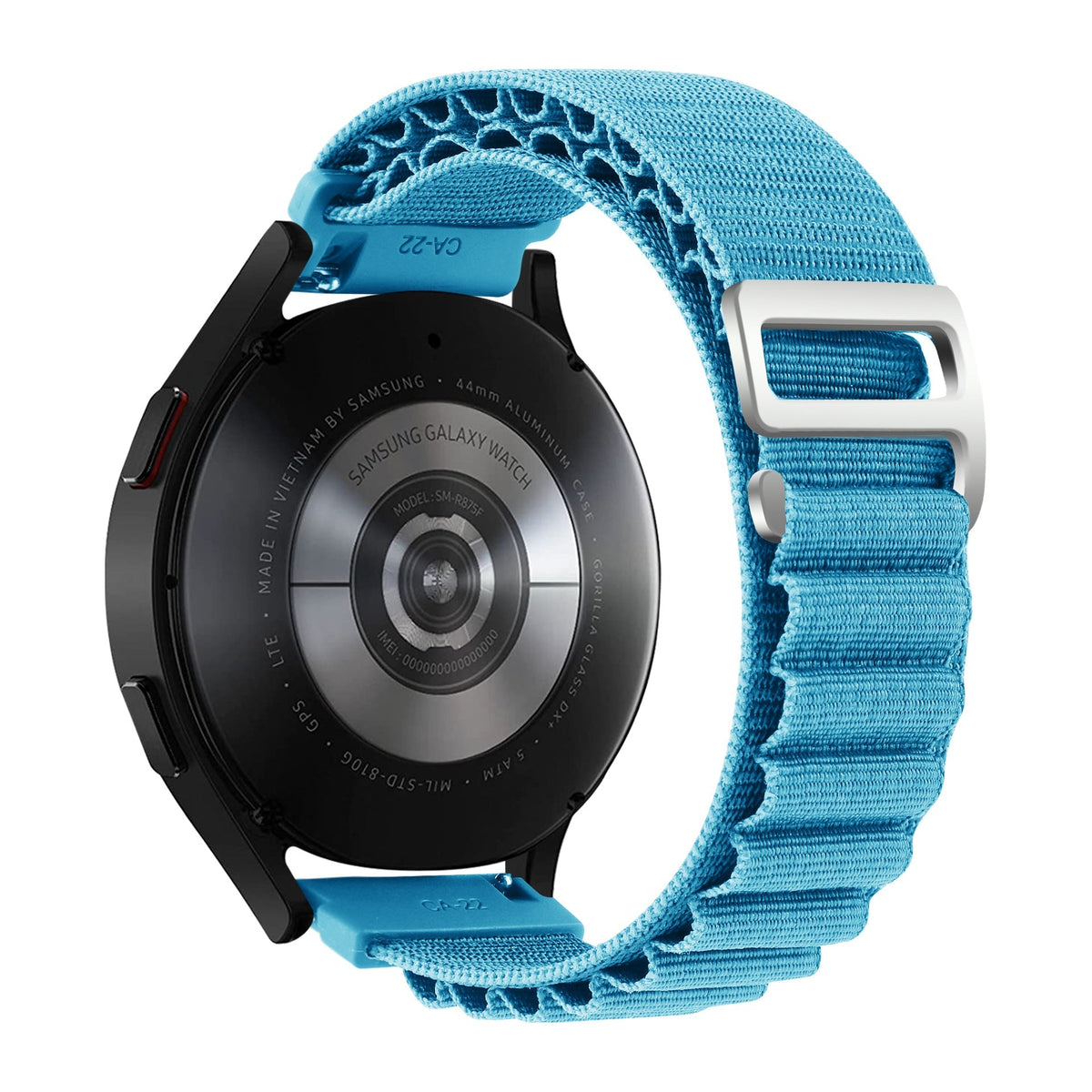 Premium nylon sport band for Samsung Galaxy Watch in starlight