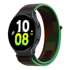 Nylon sport watch band in bright yellow