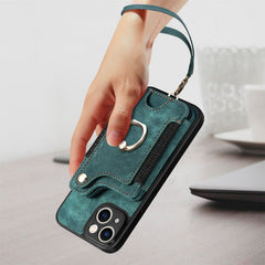 RFID-blocking multifunction phone case in black