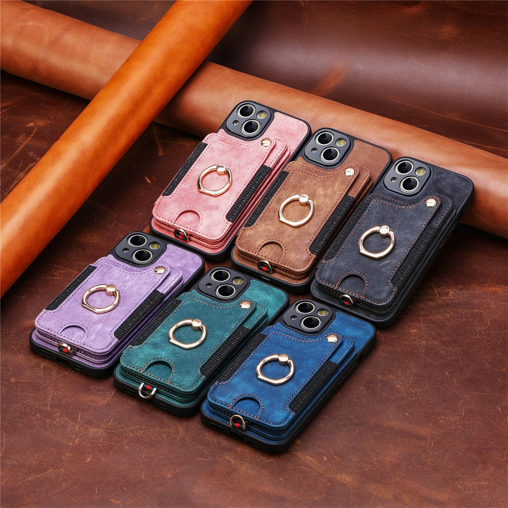 different colours of RFID-blocking phone cases