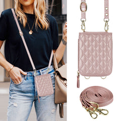 Trendy lavender Samsung Z Flip crossbody case