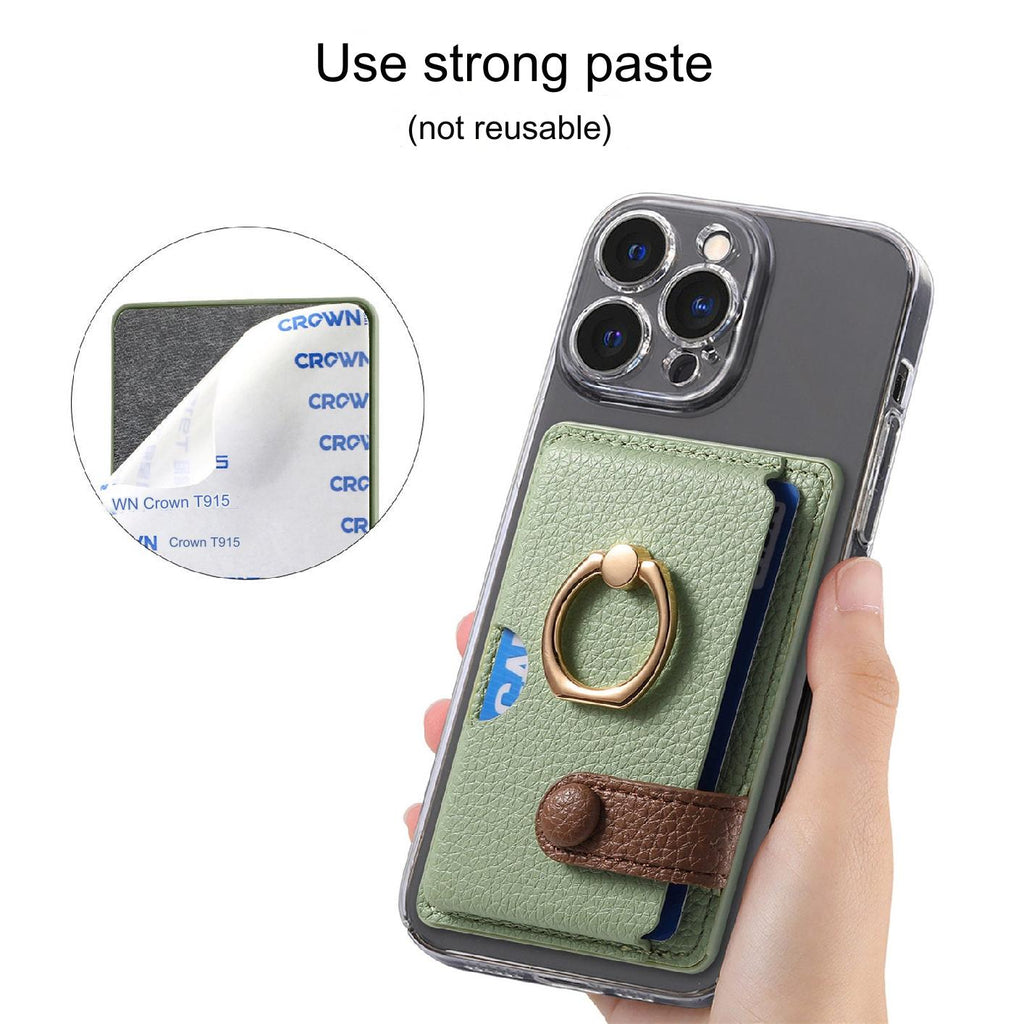 Image of trendy split-color card holder design