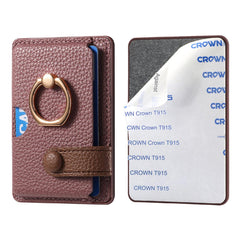 Image of card holder available in apricot red