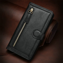 PU leather wallet case front view in Brown for Google Pixel