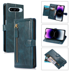 PU leather wallet case front view in Brown for Google Pixel