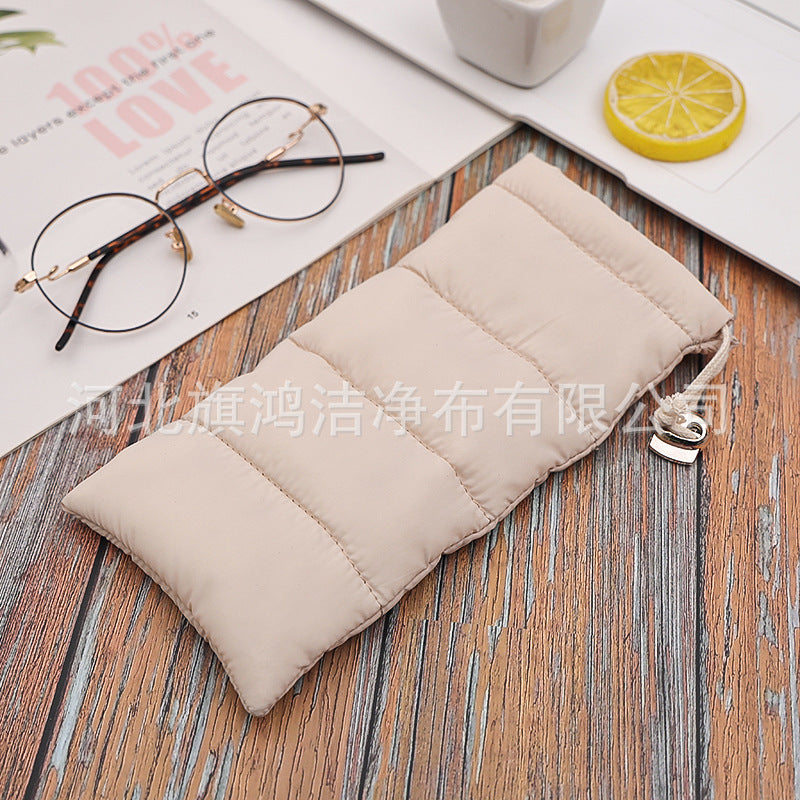 Stylish sunglasses storage pouch - yellow