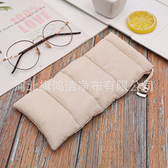 Stylish sunglasses storage pouch - yellow