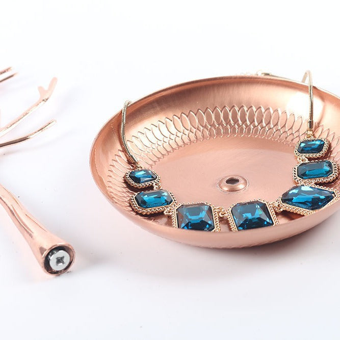 Bird-themed Jewelry Holder showcasing rings