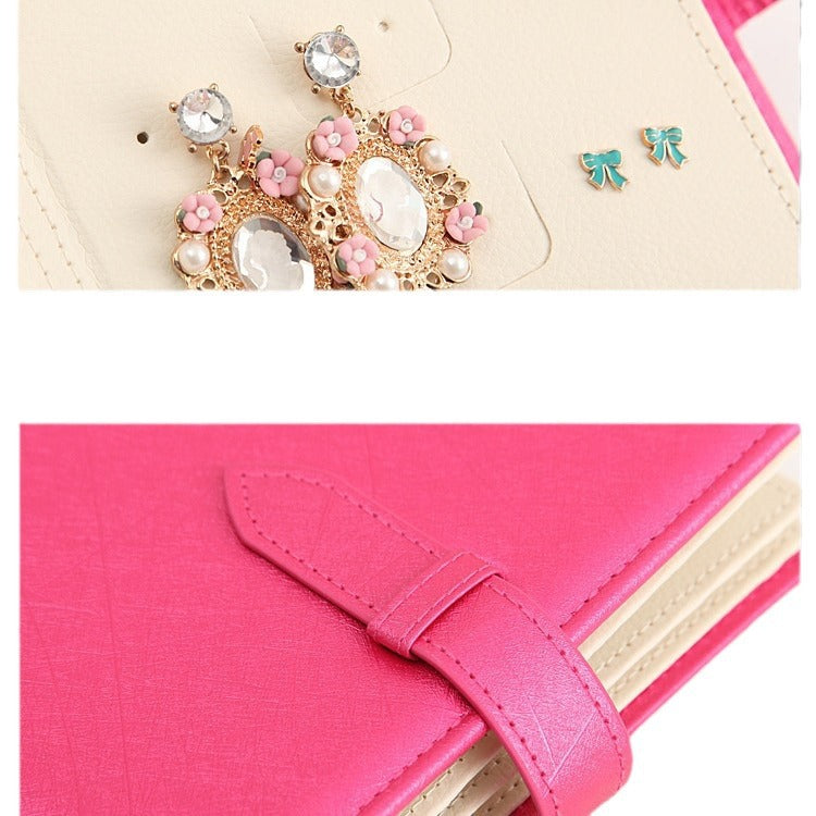 High-quality synthetic material jewellery box